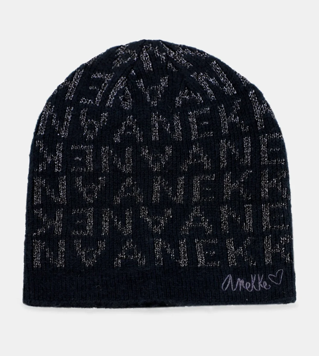 Gorro punto azul marino Contemporary - Imagen 4