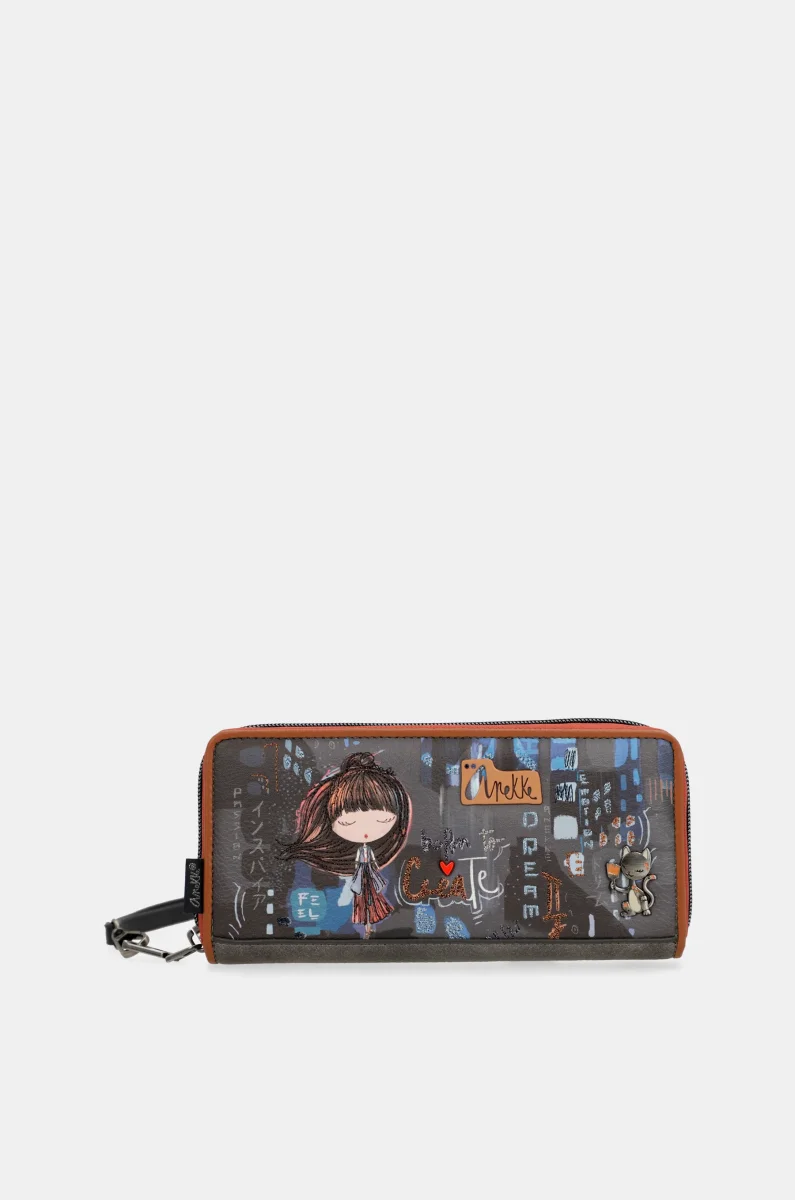 Billetero grande RFID estampado Contemporary - Imagen 2