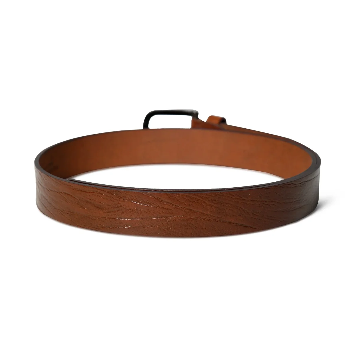 Vibrant Brown Pin Buckle Belt - Imagen 6