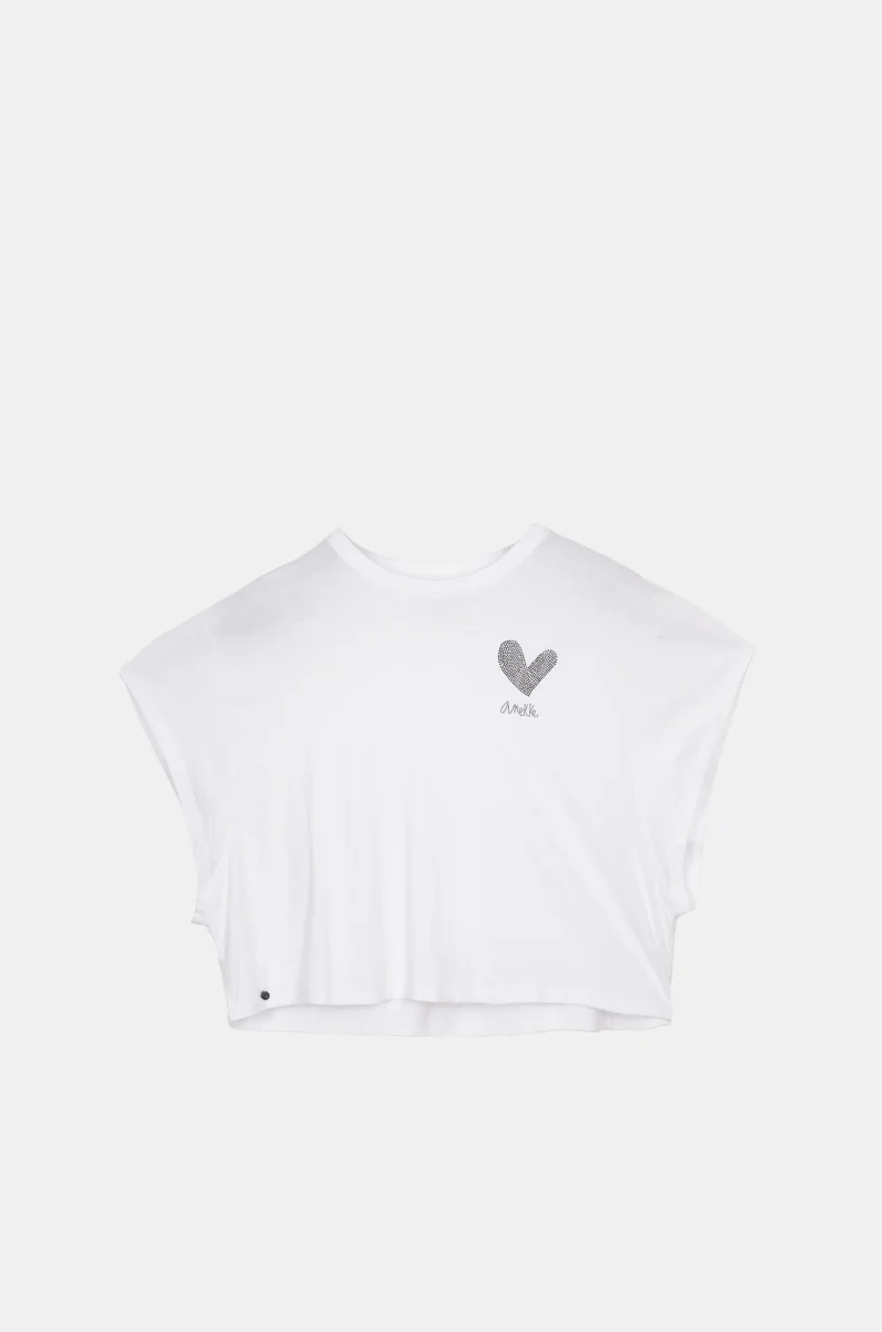 Crop top blanco Anekke - Imagen 2