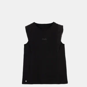 Camiseta sin mangas negra Anekke