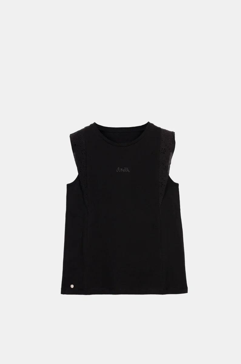Camiseta sin mangas negra Anekke - Imagen 2