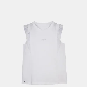 Camiseta sin mangas blanca Anekke