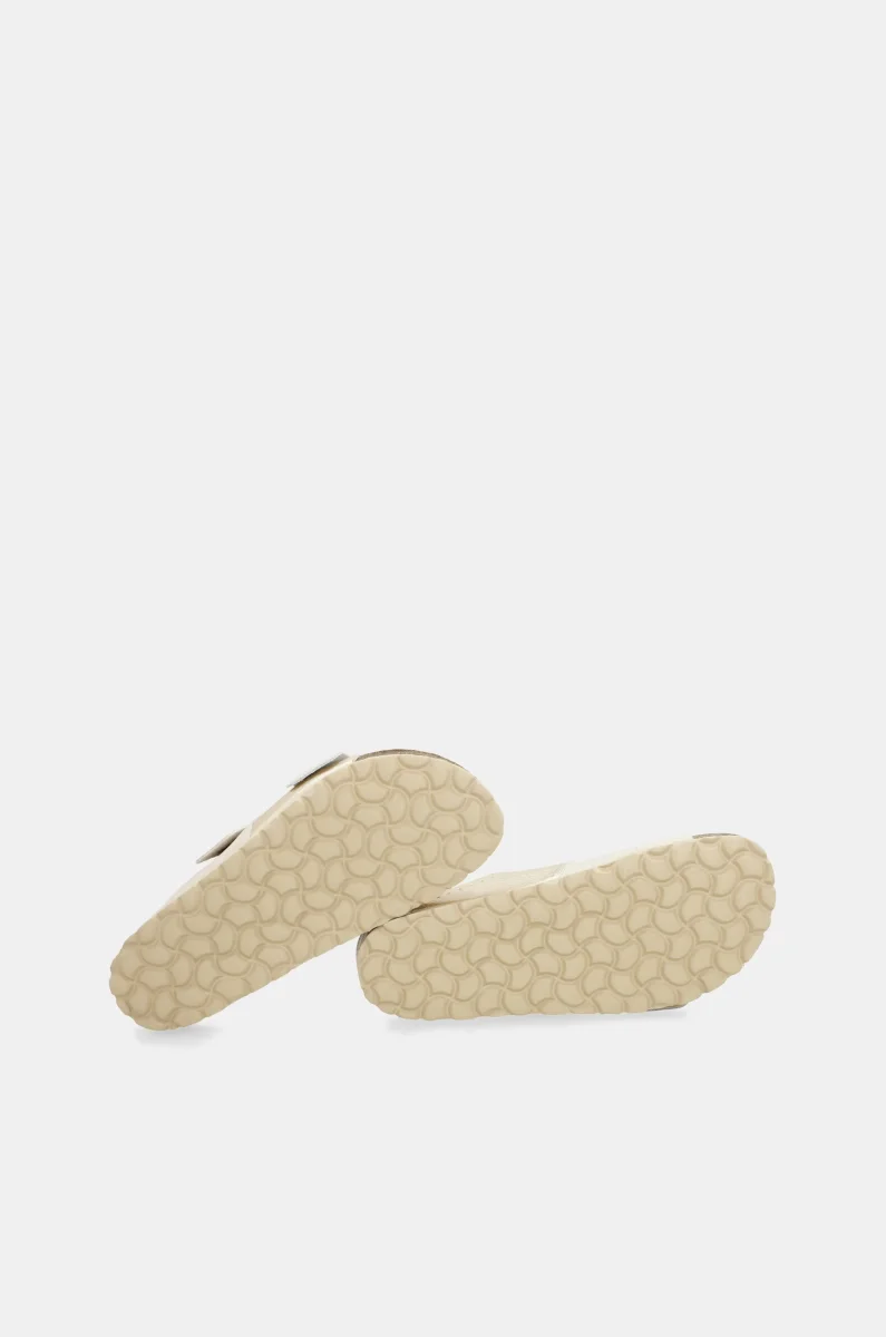 Sandalias bio de mujer dorado - Imagen 5