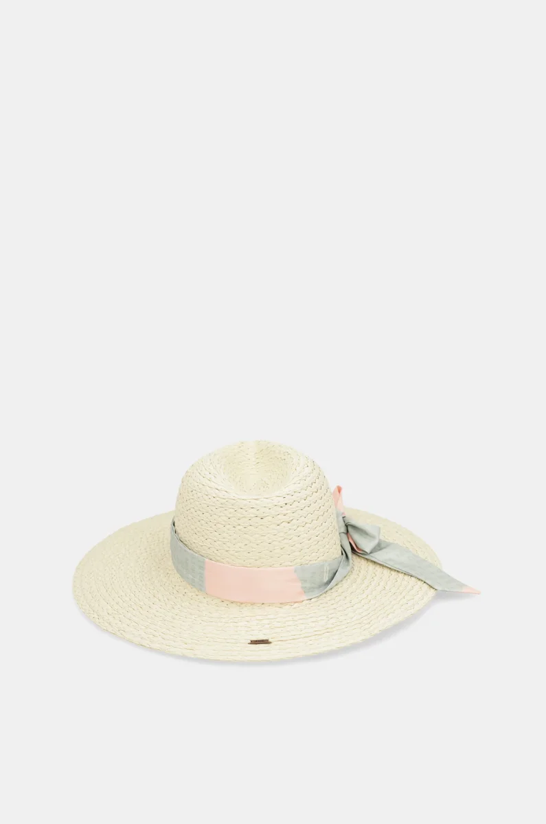 Sombrero rafia crudo - Imagen 6