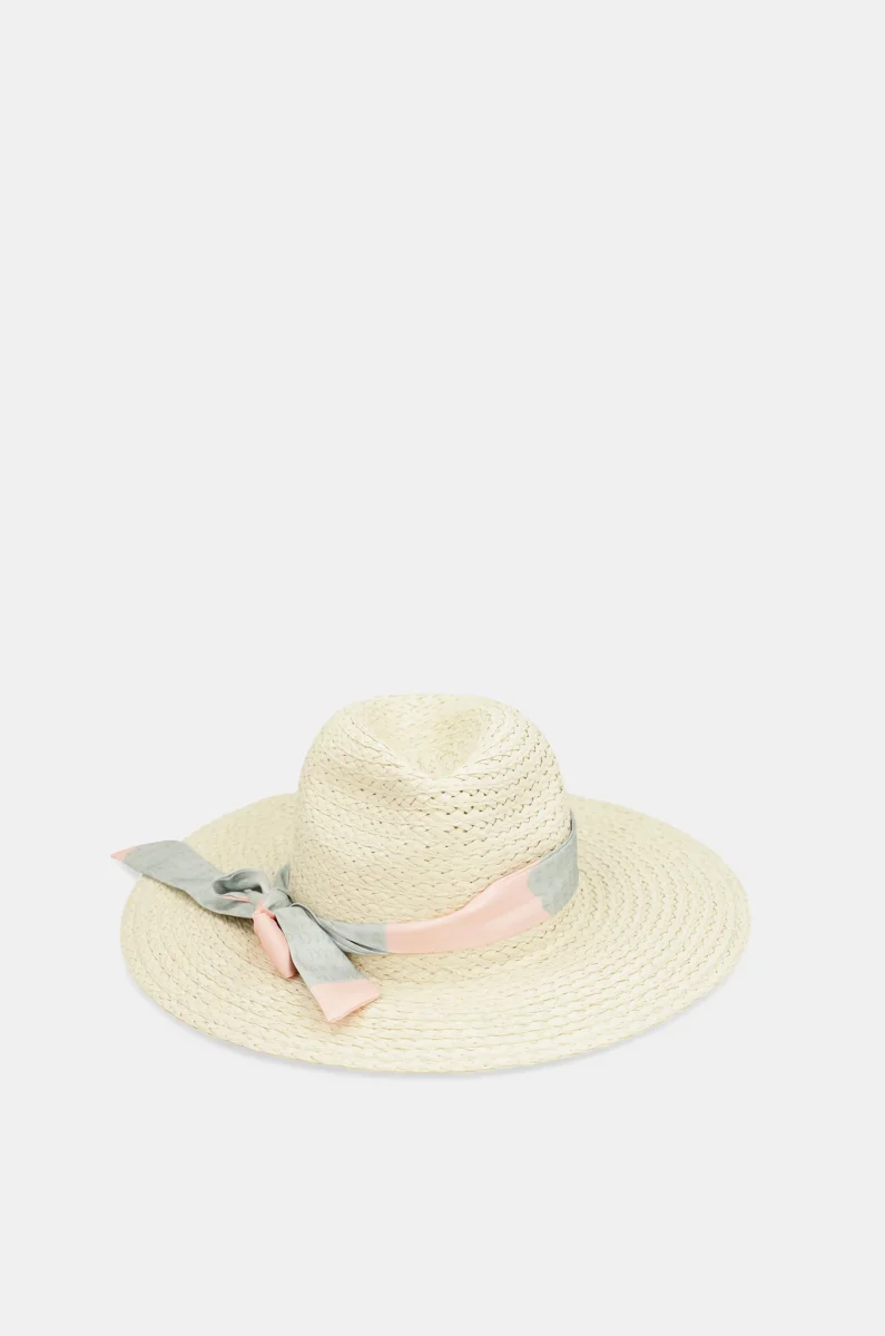 Sombrero rafia crudo