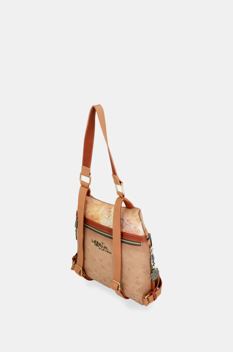 Mochila antirrobo Peace & Love Camel - Imagen 9