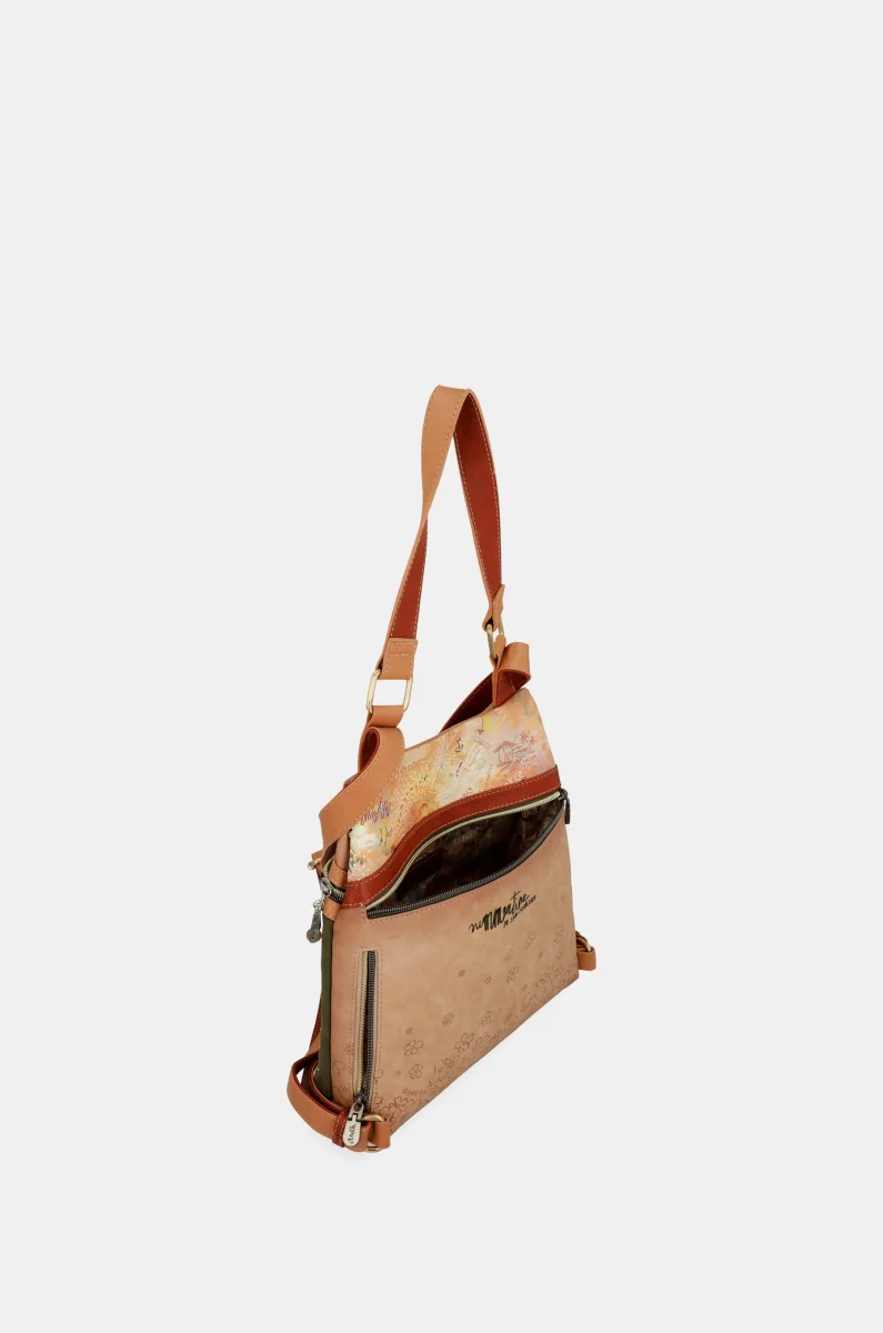 Mochila antirrobo Peace & Love Camel - Imagen 6