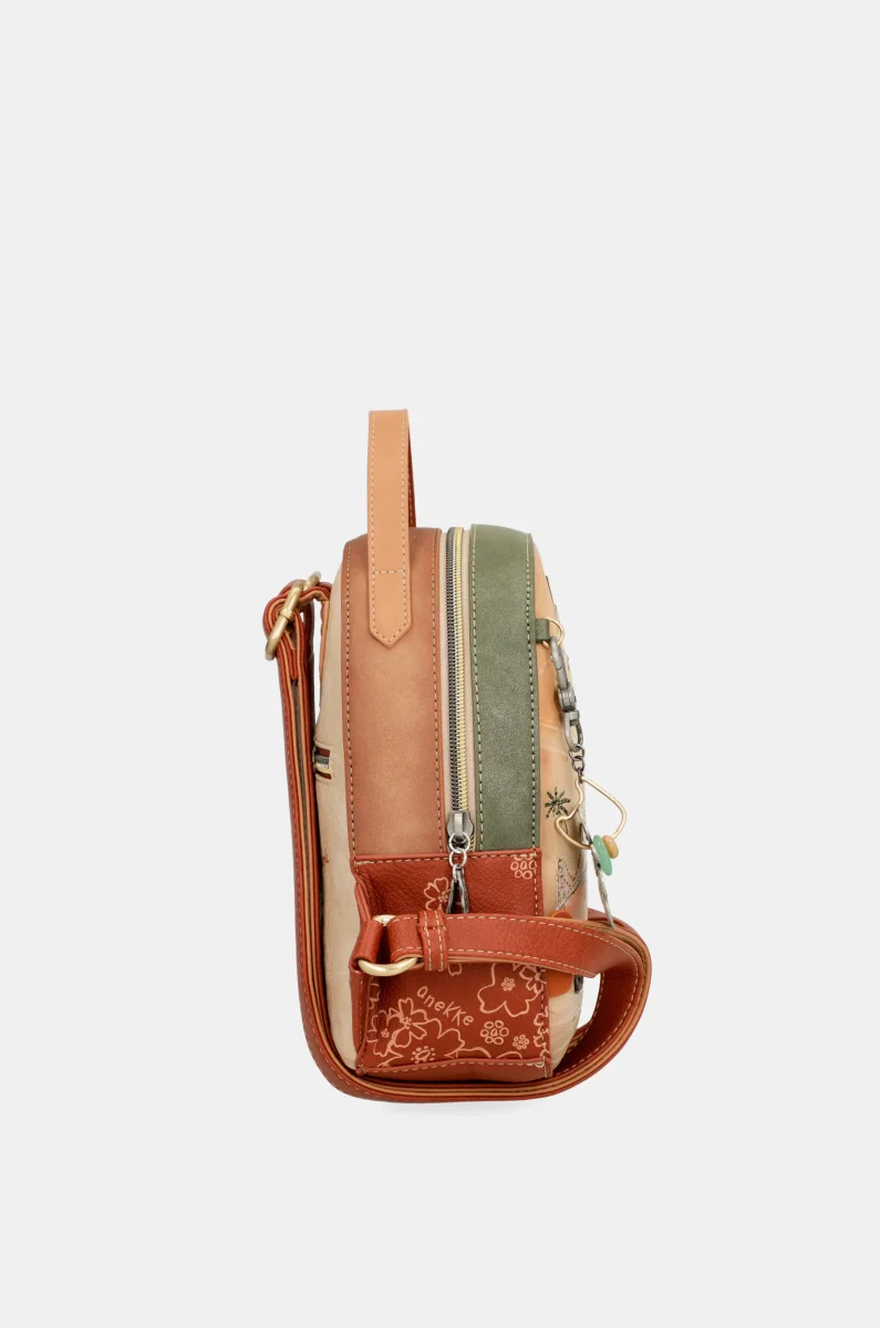 Mochila pequeña Peace & Love Camel - Imagen 5