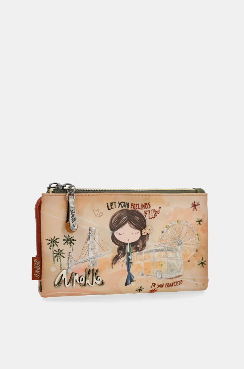 Billetero RFID flexible Peace & Love Camel - Imagen 8