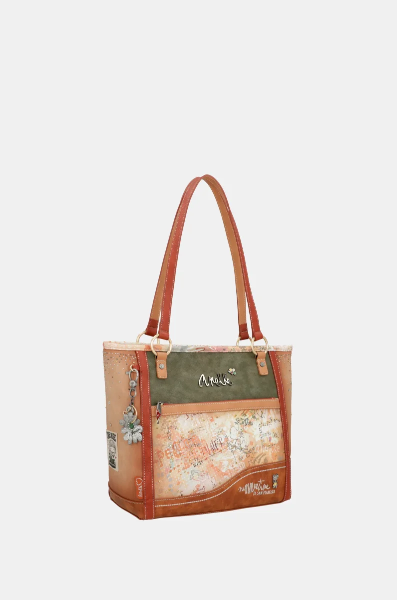 Bolso de hombro grande Flowers - Imagen 2