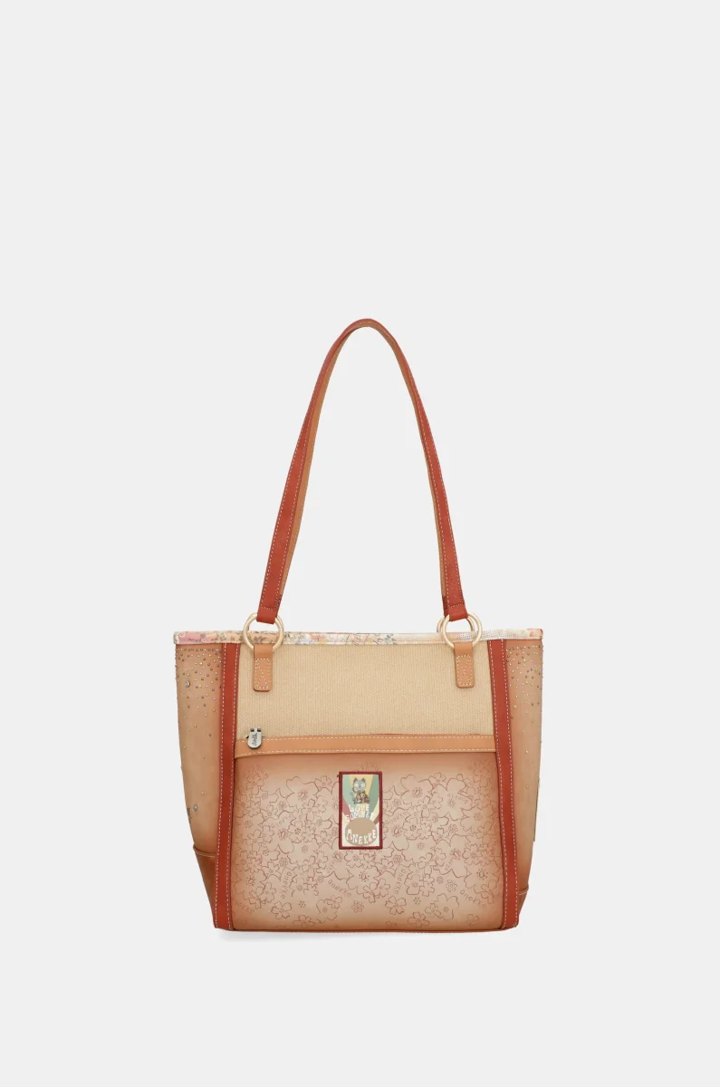 Bolso de hombro grande Flowers - Imagen 4