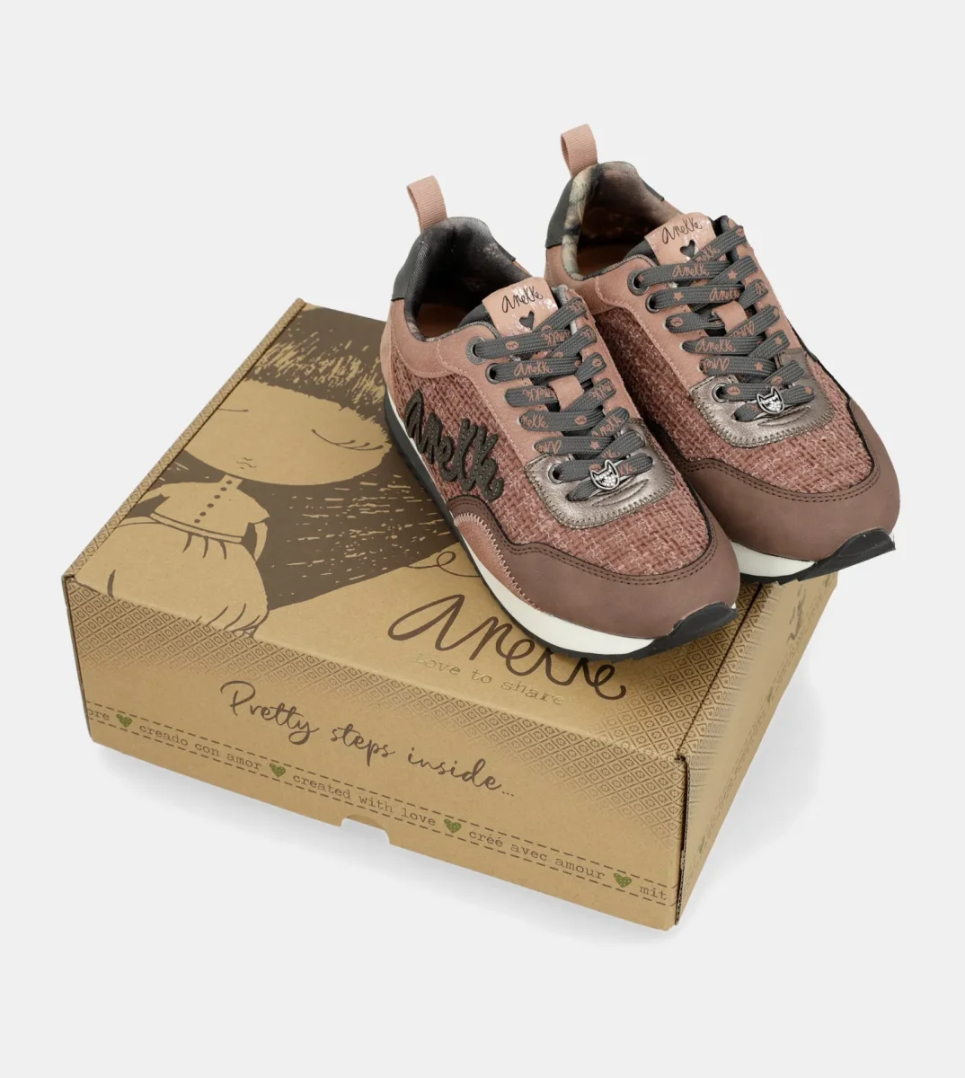 Deportivos rosas Travel - Imagen 3