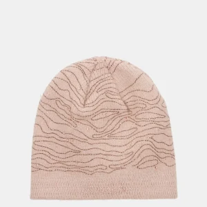 Gorro de punto rosa