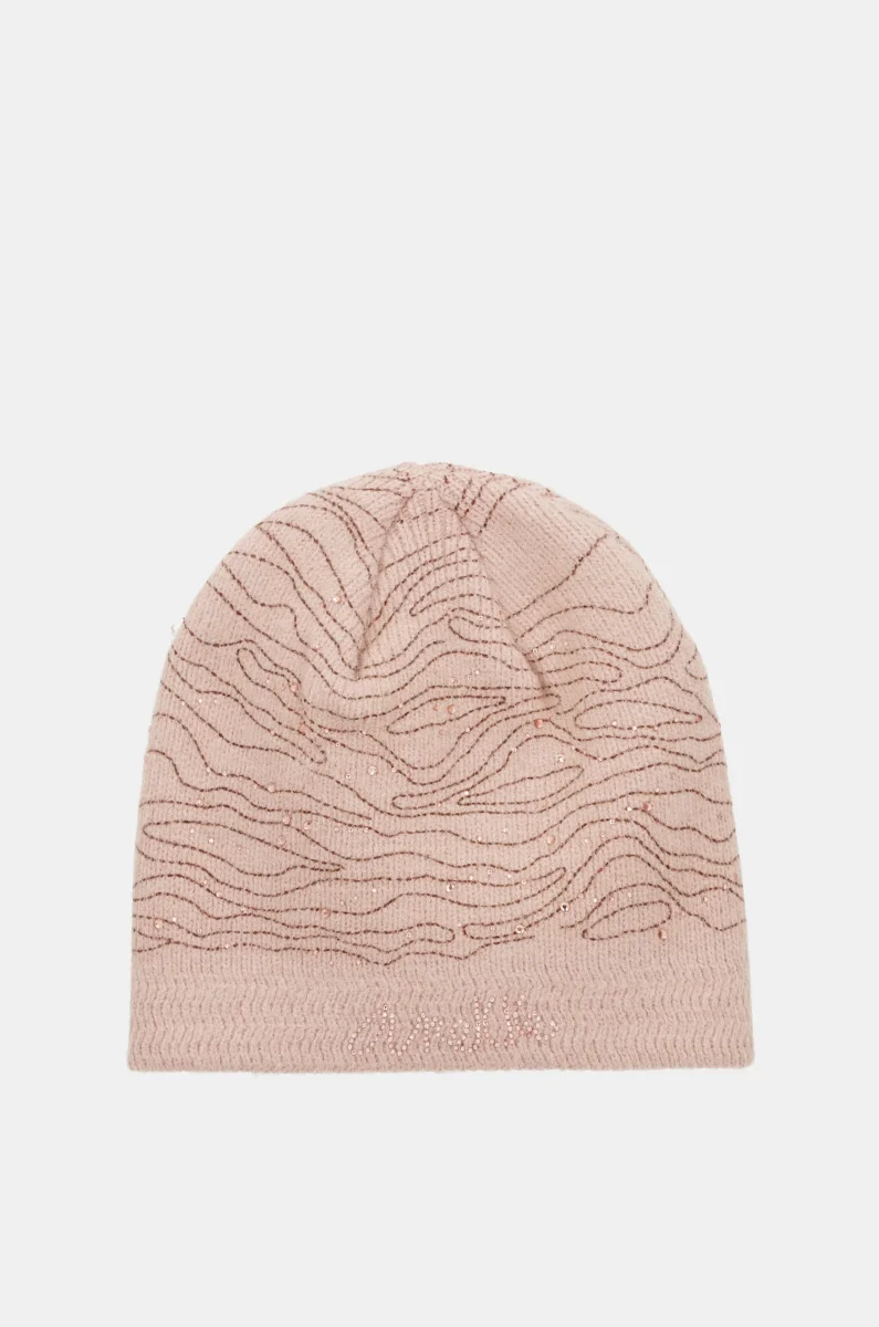Gorro de punto rosa - Imagen 2