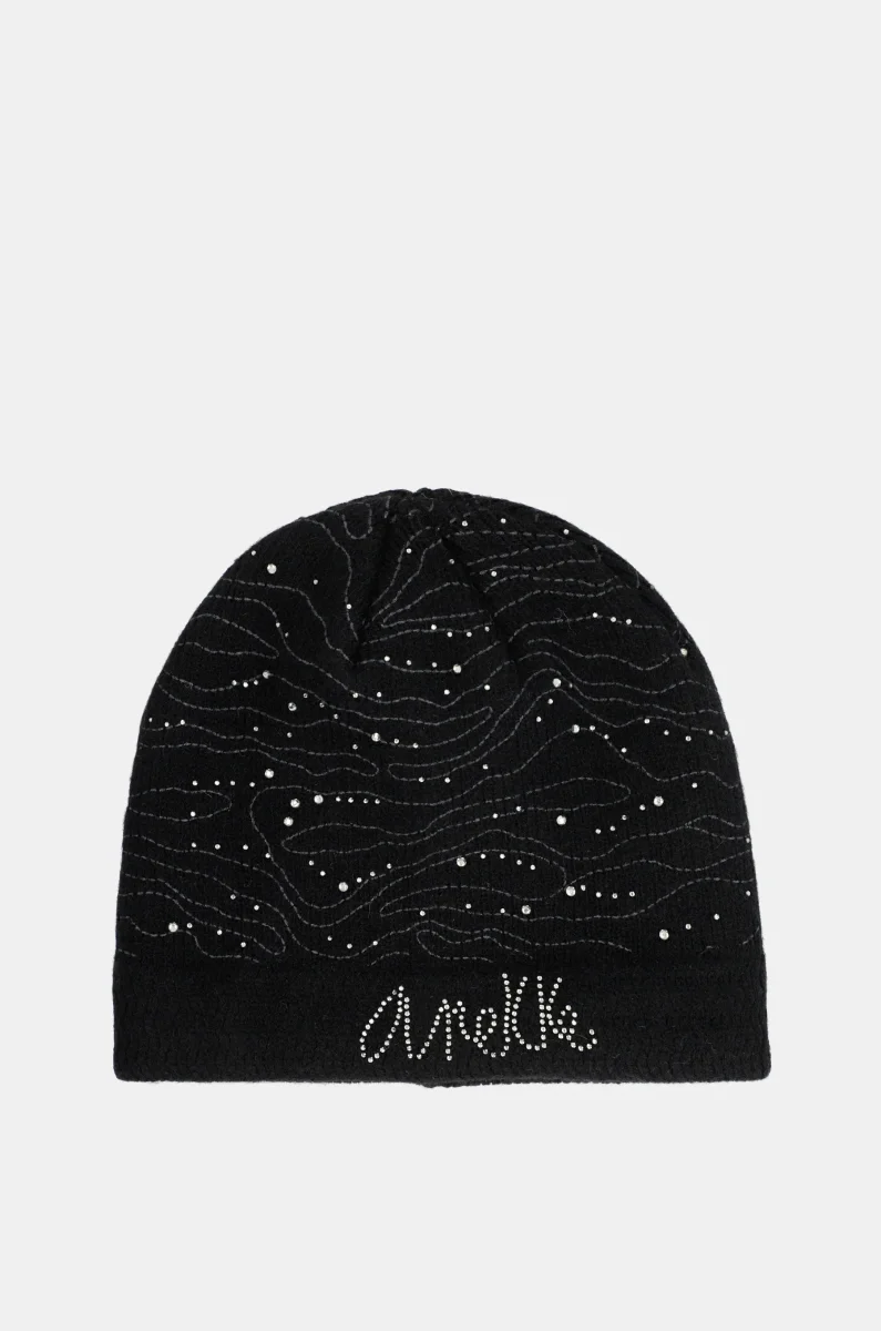 Gorro de punto negro - Imagen 2