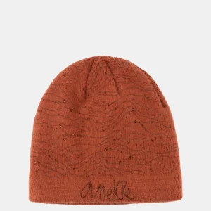 Gorro de punto burdeos