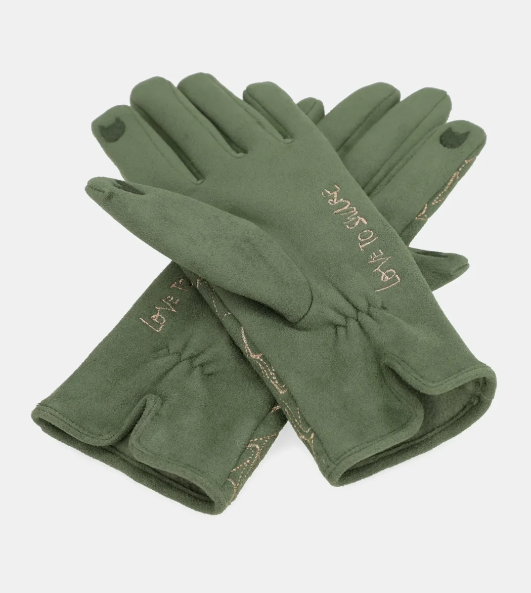Guantes verde logo Anekke - Imagen 3