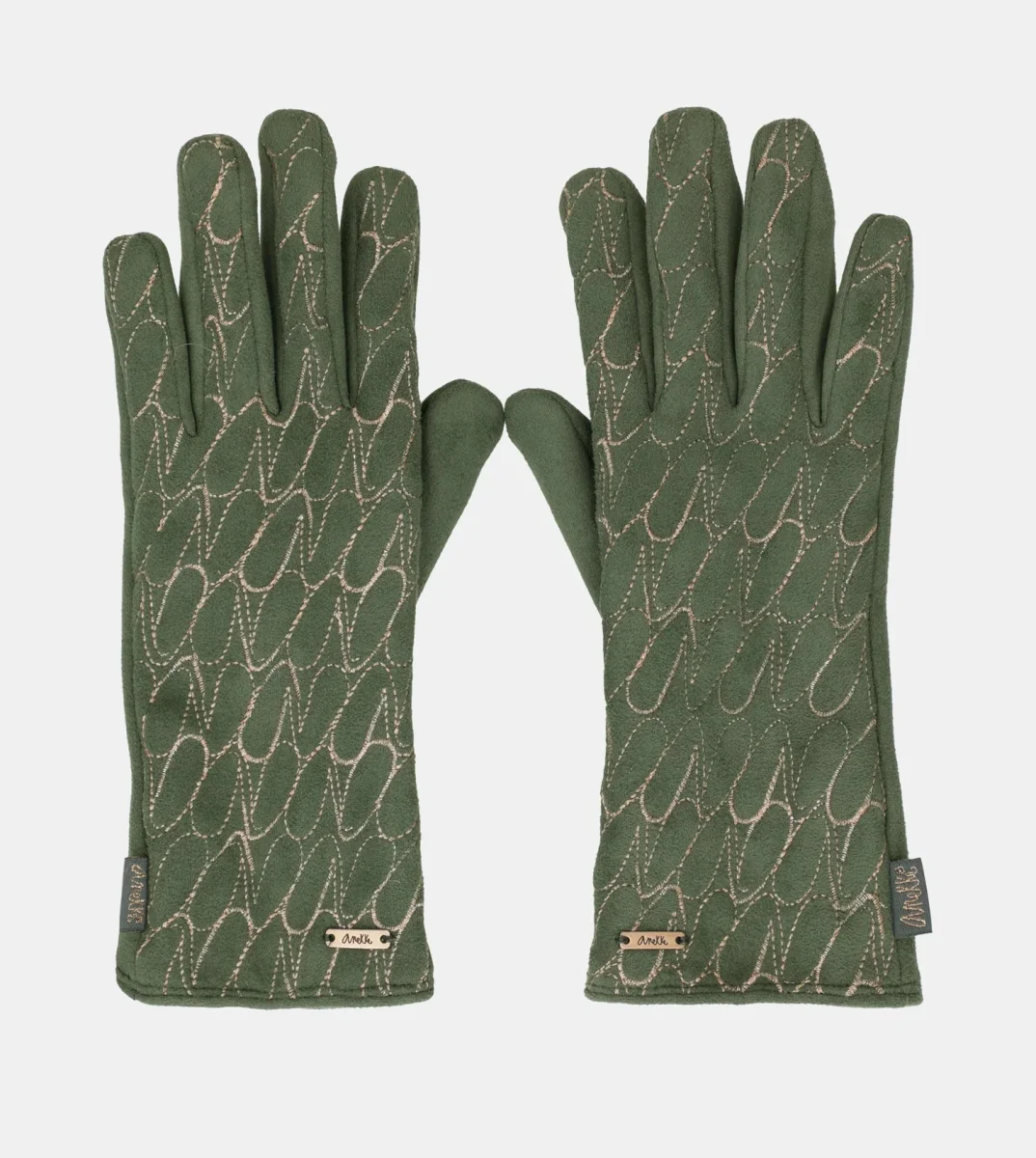 Guantes verde logo Anekke - Imagen 4