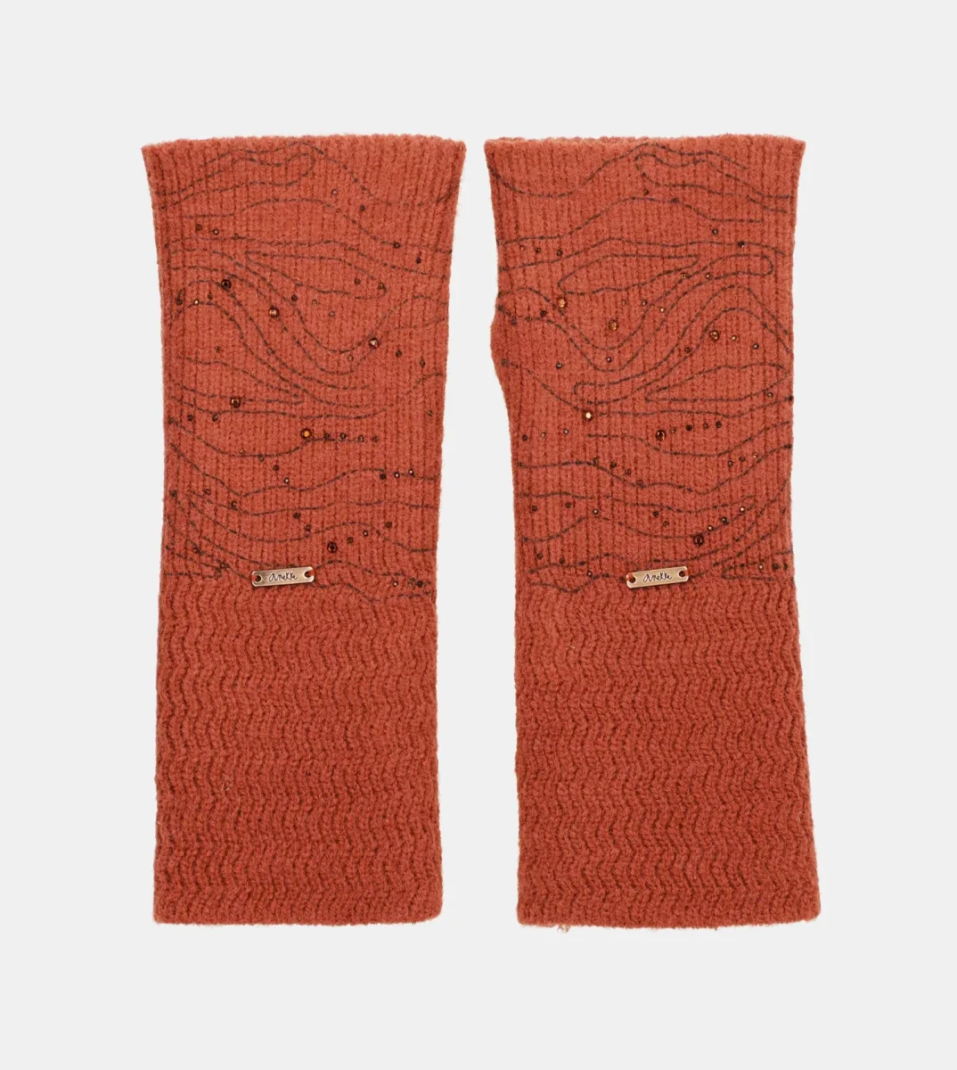 Guantes de punto rojo - Imagen 6