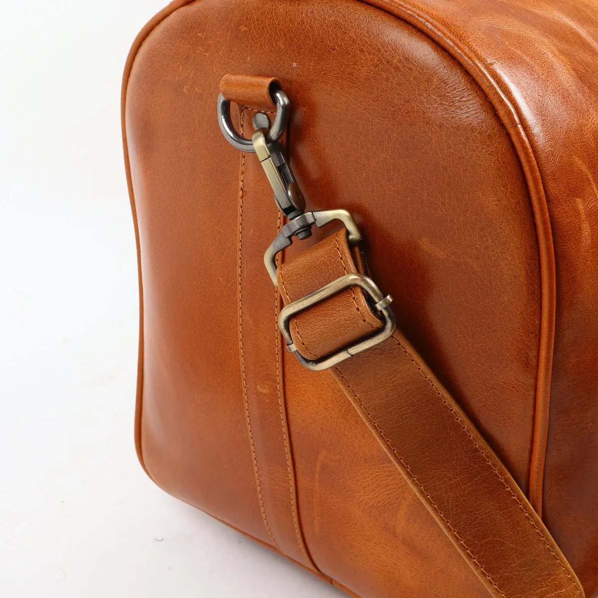Hudson Leather Duffle Bag - Imagen 9