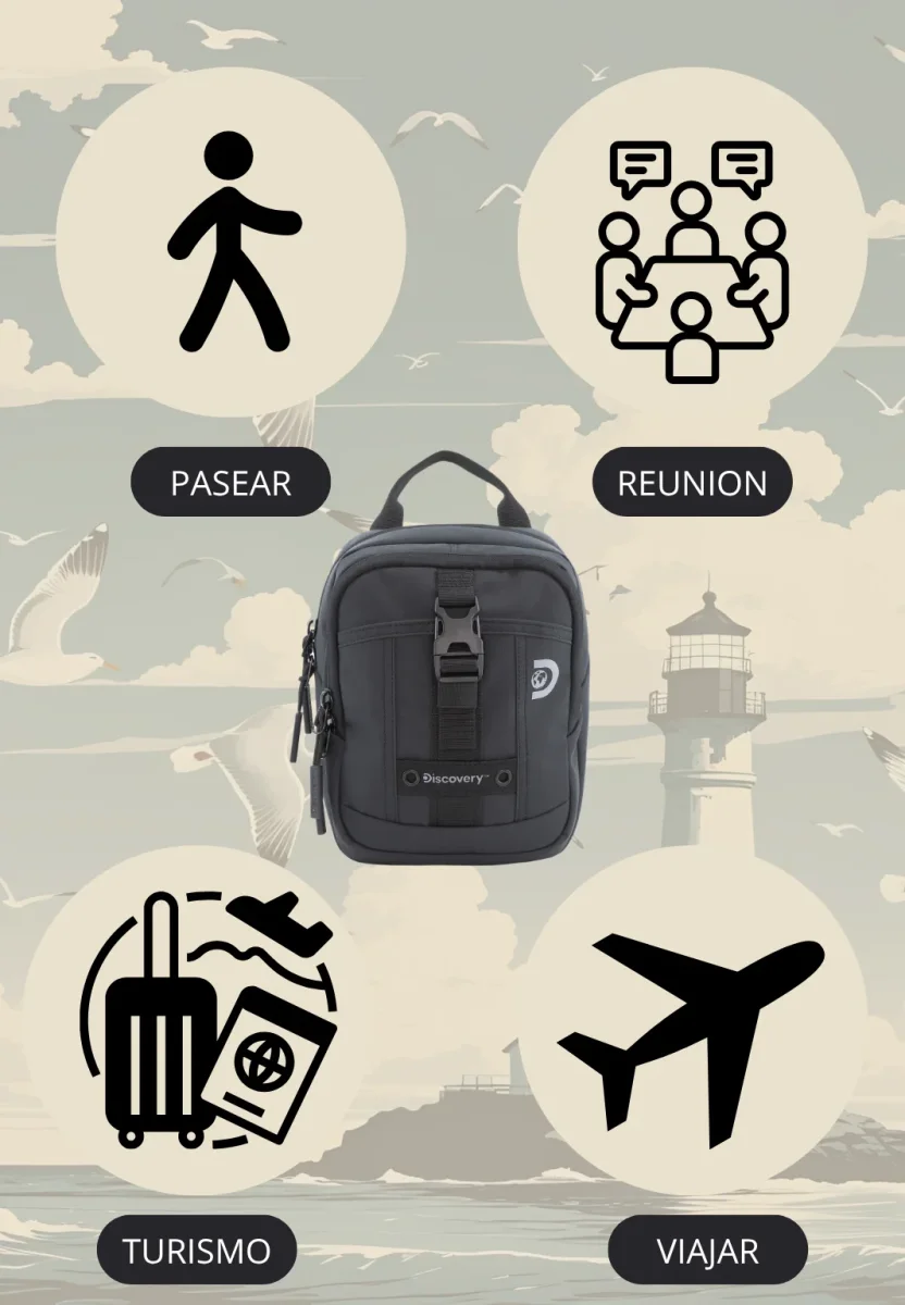 Bolso Bandolera S Shield | 23x11x17 cm| 0,36 Kg| 4L - Imagen 6