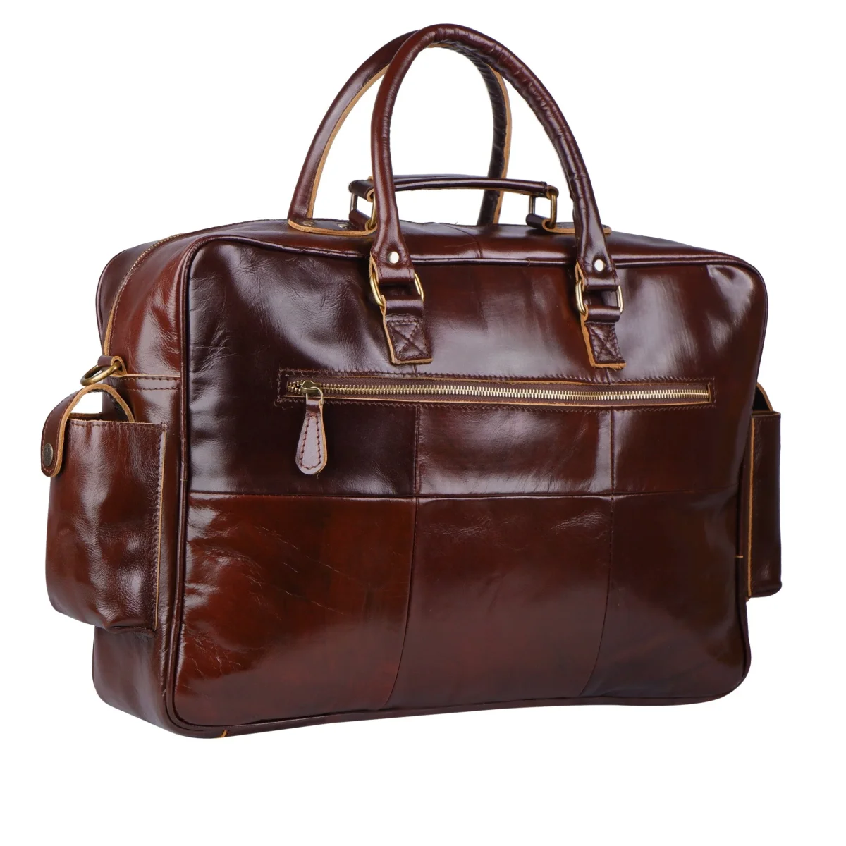 Norman Cherry Red Briefcase - Imagen 5