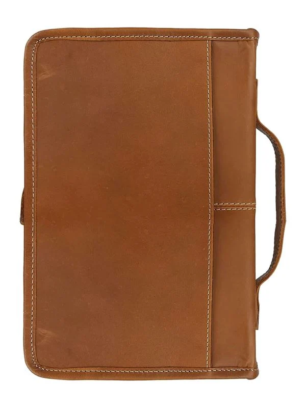Classic Bible Leather Cover - Tan - Imagen 6