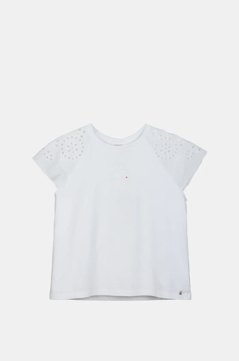 Camiseta manga corta blanca Anekke