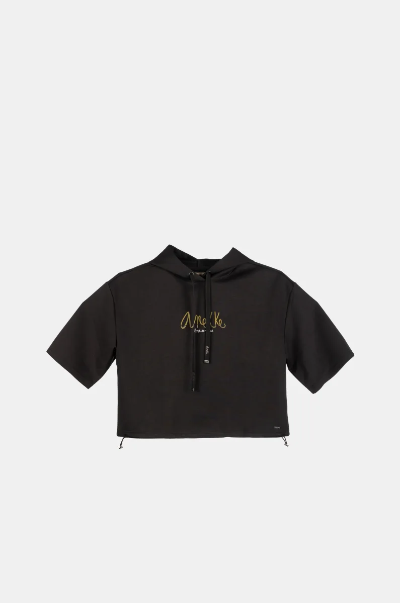 Sudadera con capucha gris