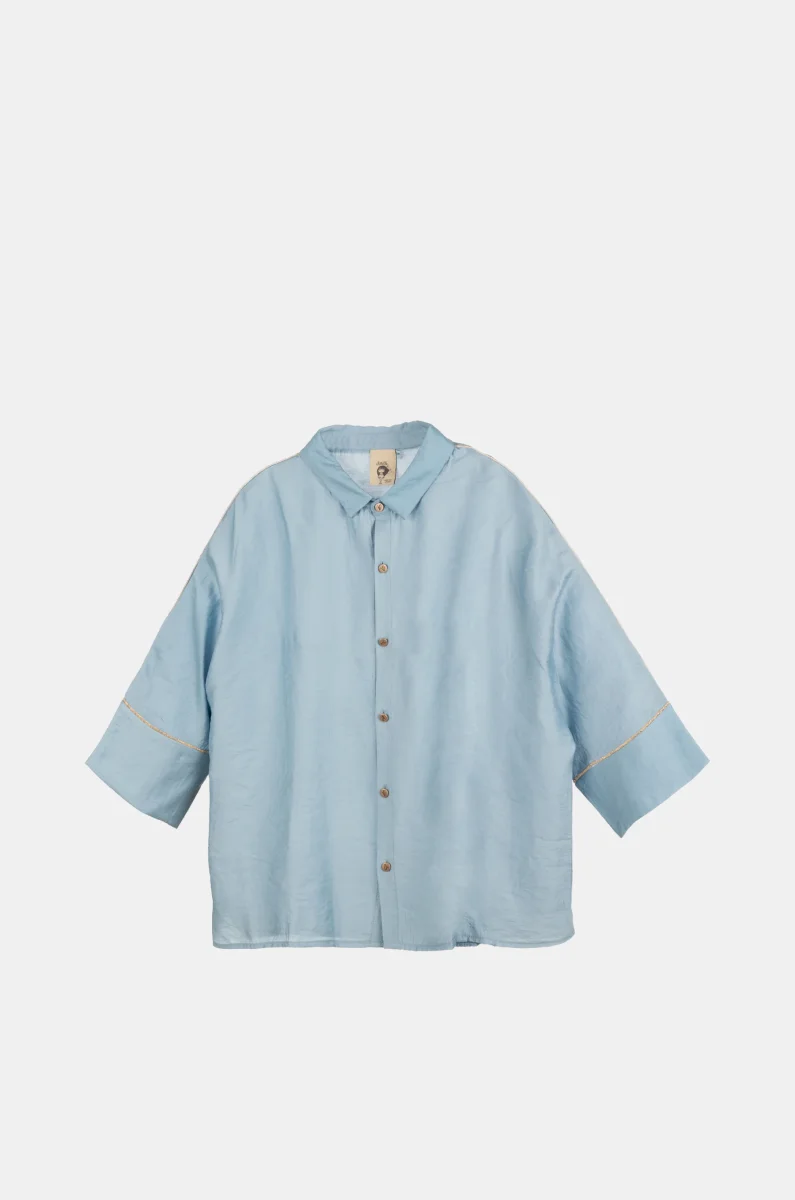 Camisa azul - Imagen 2