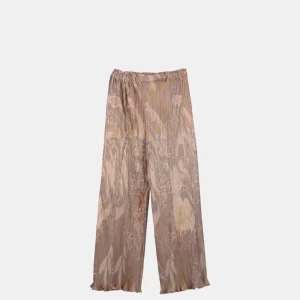 Pantalones fluidos estampados
