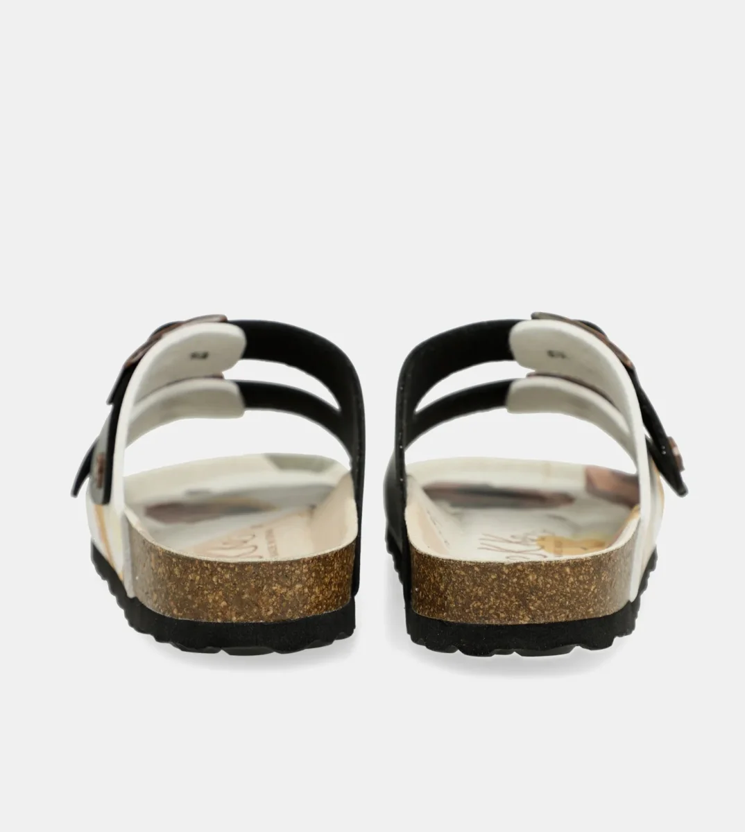 Sandalias bio multicolor negras - Imagen 6