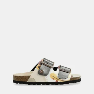 Sandalias bio multicolor negras