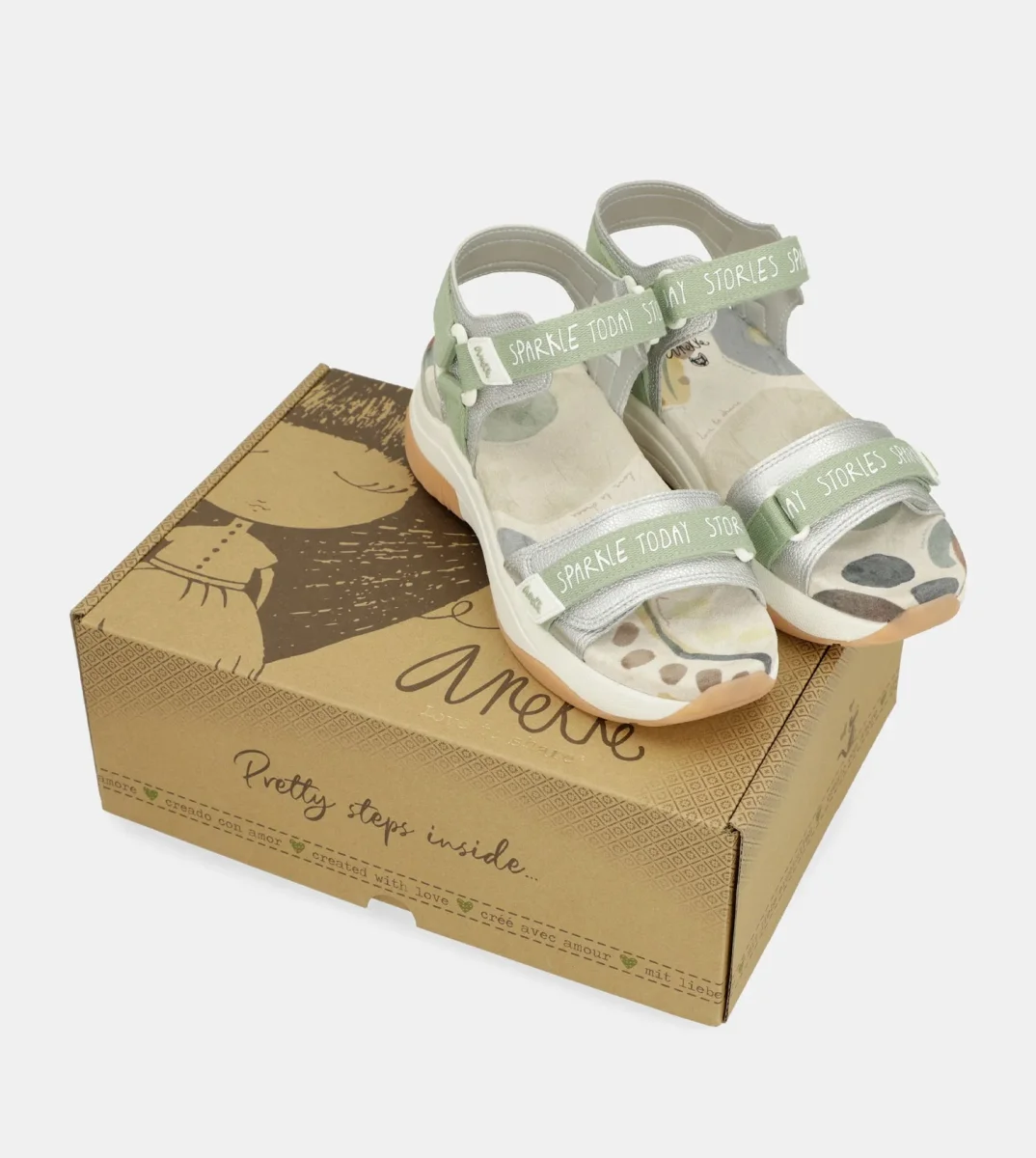 Sandalias deportivas verde - Imagen 3