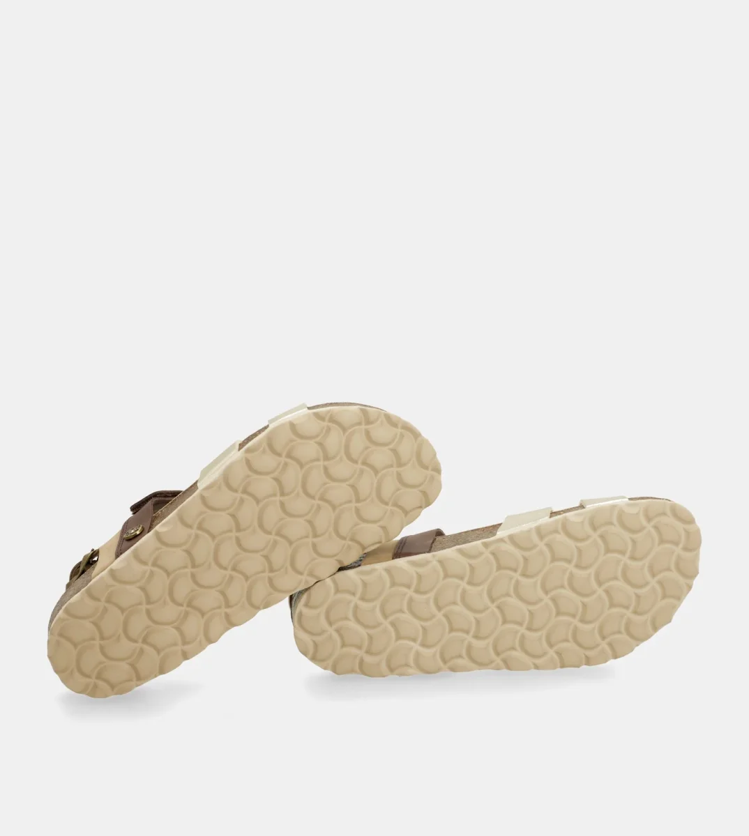 Sandalias oro y marrón - Imagen 6