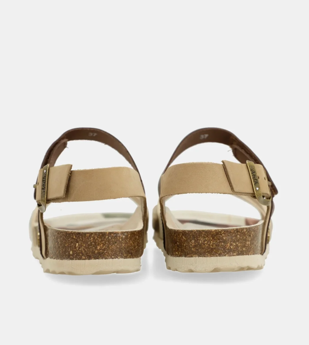 Sandalias oro y marrón - Imagen 9
