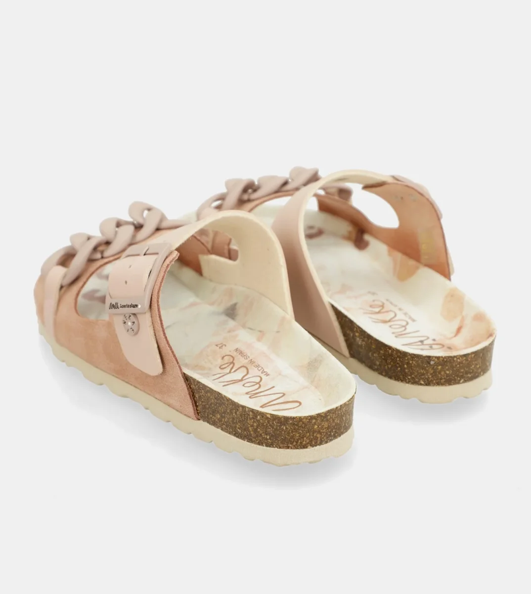 Sandalias bio eslabones rosa - Imagen 5