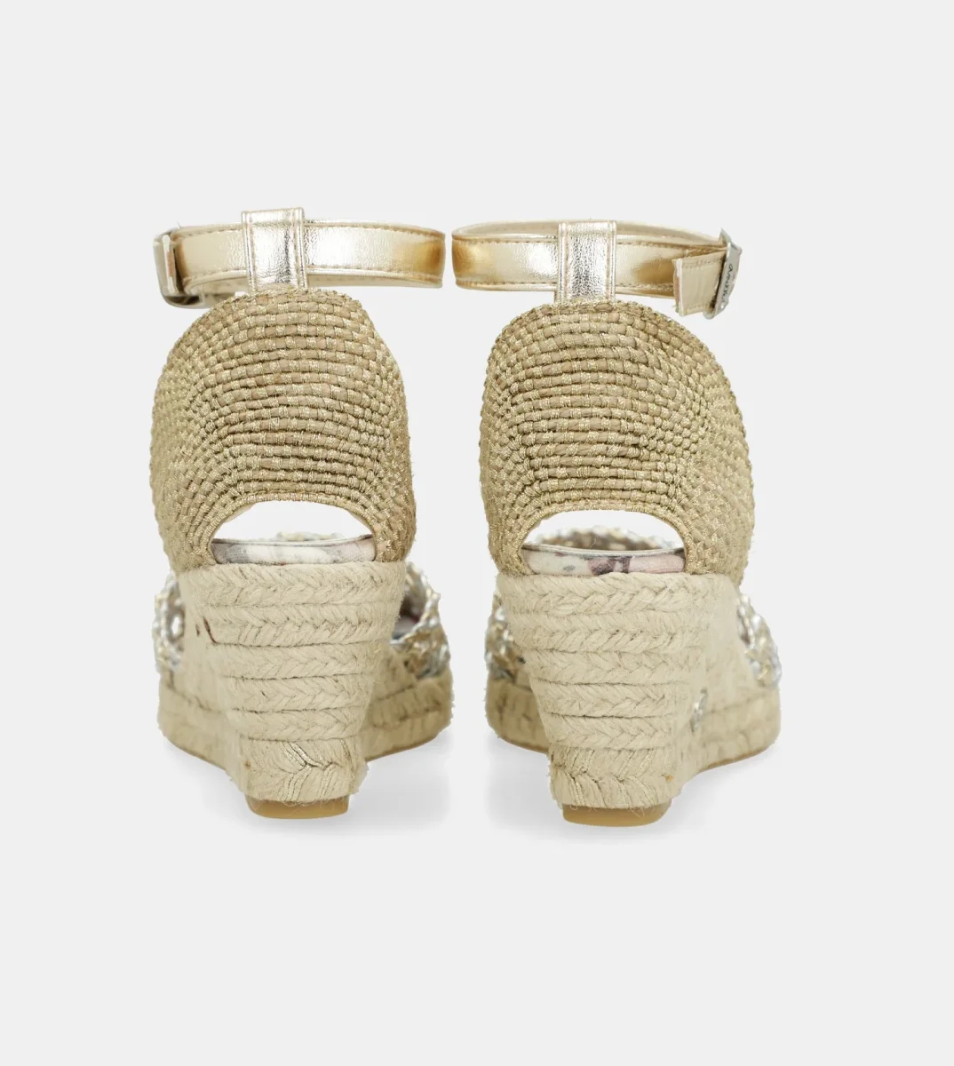 Sandalias de cuña plata Memories - Imagen 6