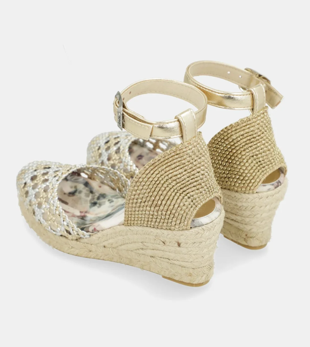 Sandalias de cuña plata Memories - Imagen 5