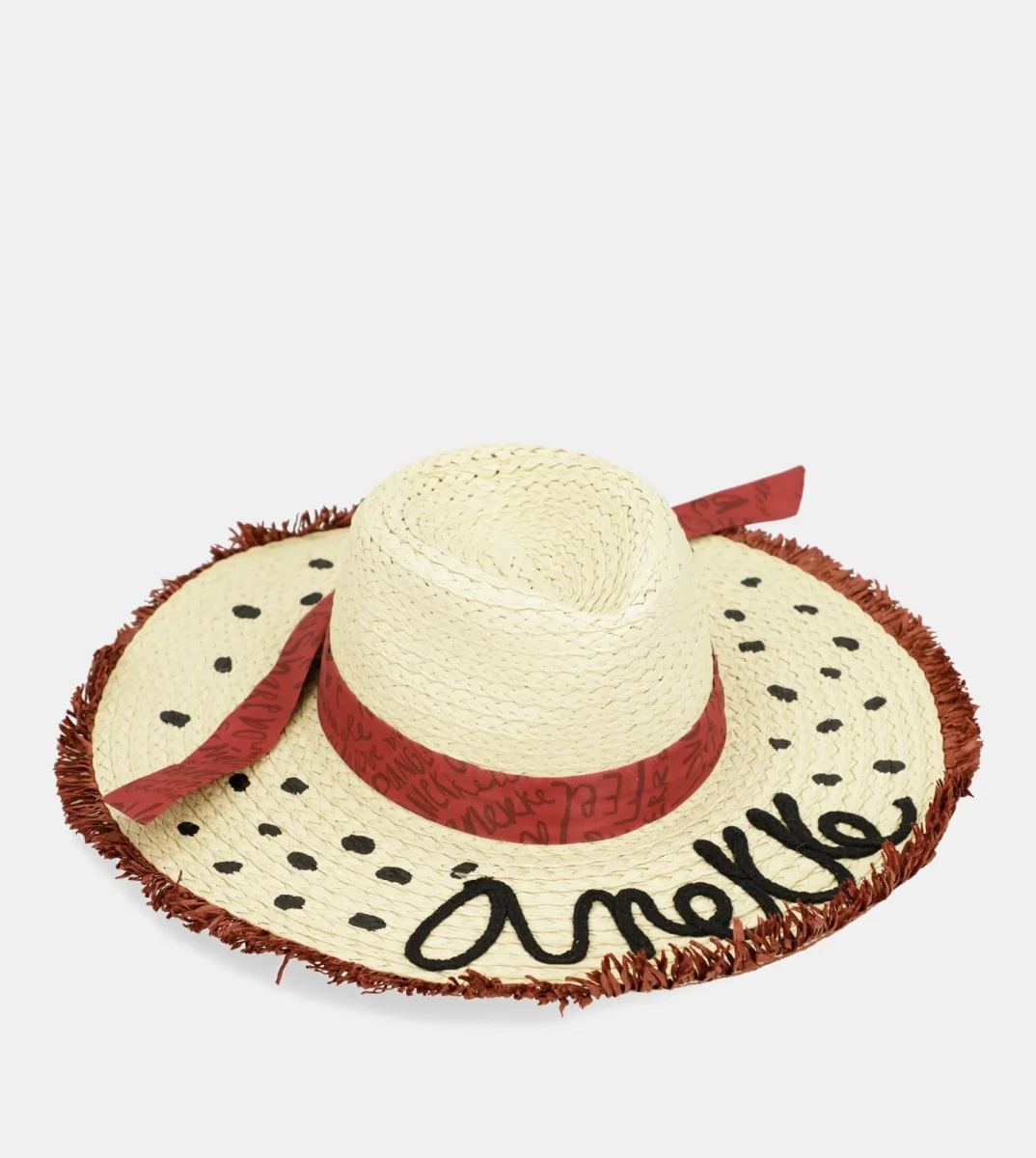 Sombrero de rafia lunares - Imagen 5