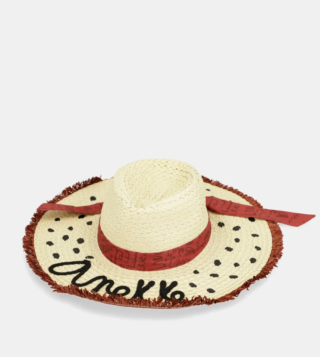 Sombrero de rafia lunares - Imagen 6