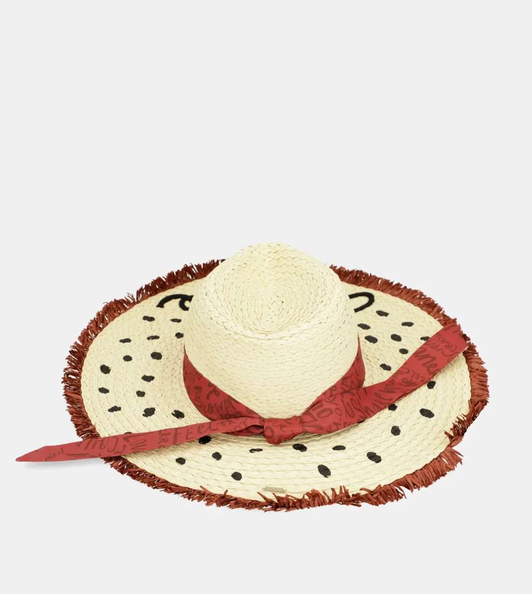 Sombrero de rafia lunares - Imagen 4