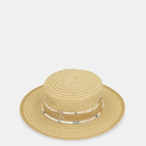 Sombrero de rafia beige