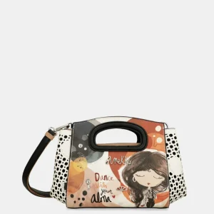 Bolso de mano con bandolera Alma