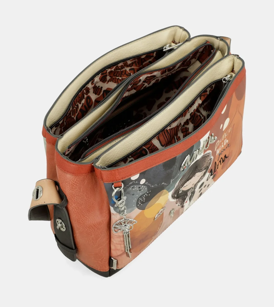 Bolso triple compartimento Alma - Imagen 8