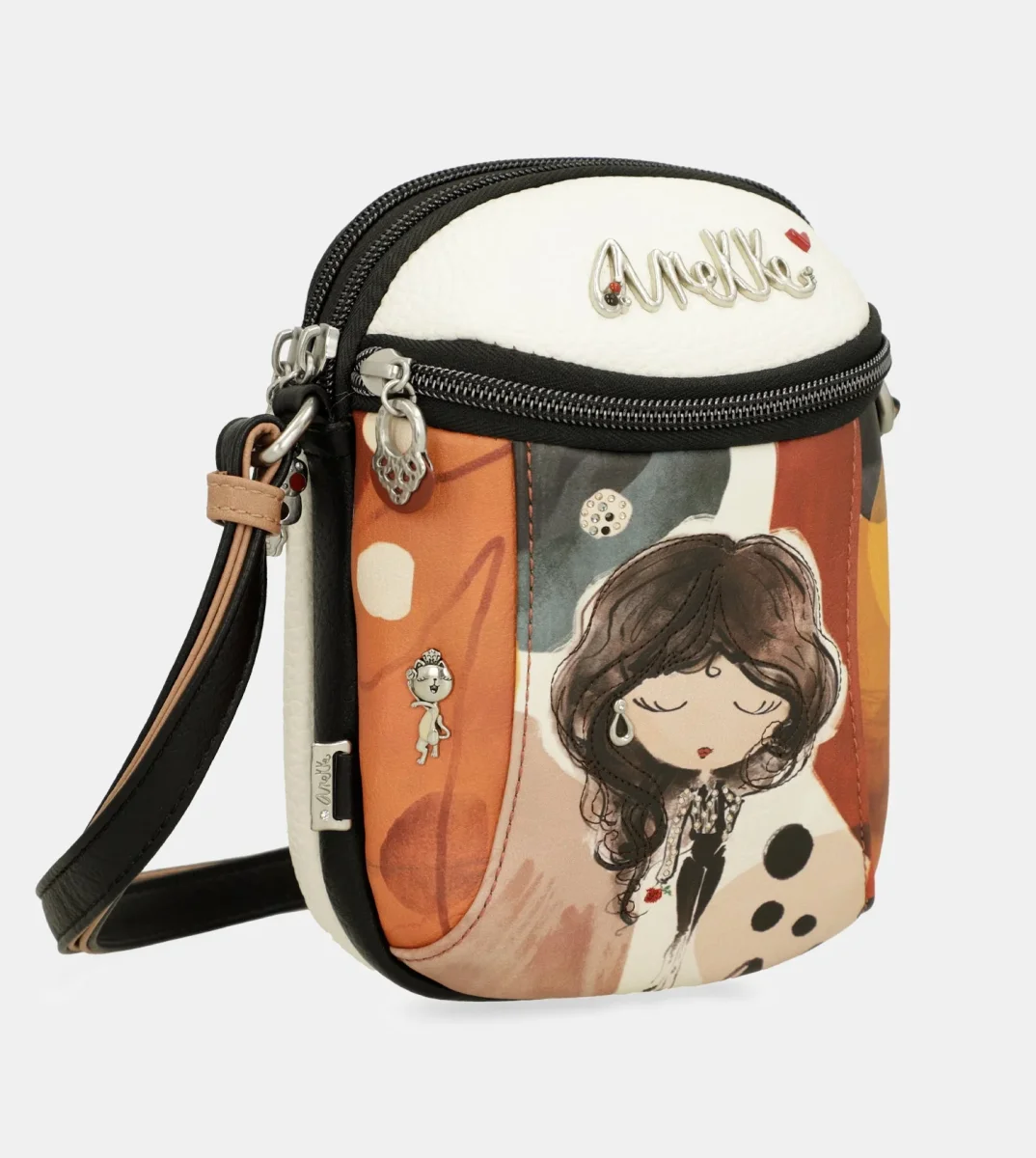 Bandolera Mini ovalada Alma - Imagen 4