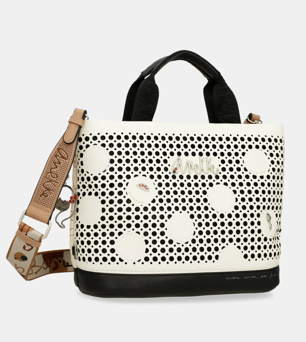 Bolso de mano con bandolera Lunares - Imagen 4