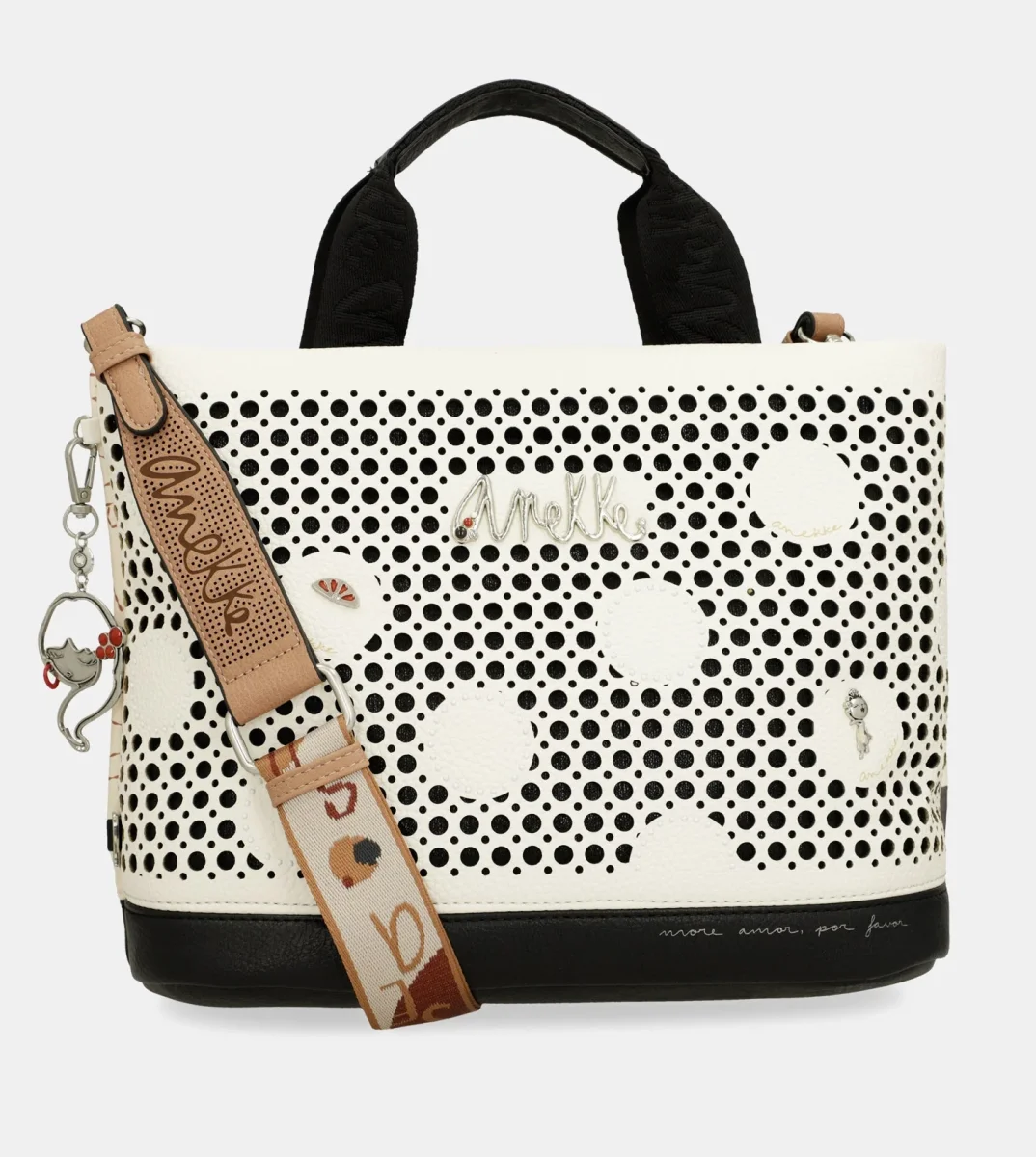 Bolso de mano con bandolera Lunares - Imagen 8
