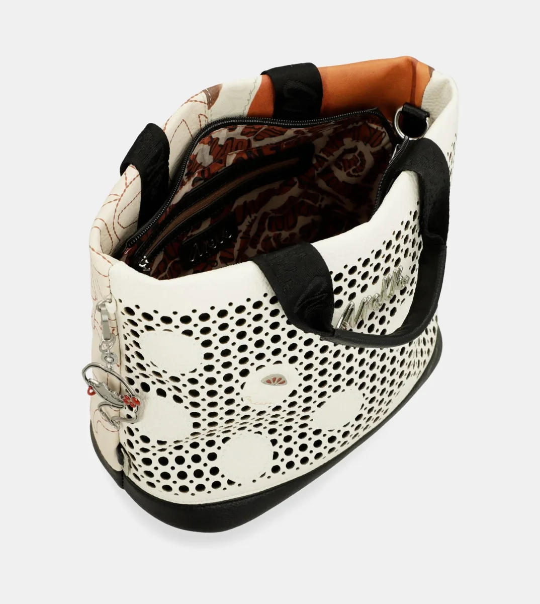 Bolso de mano con bandolera Lunares - Imagen 7